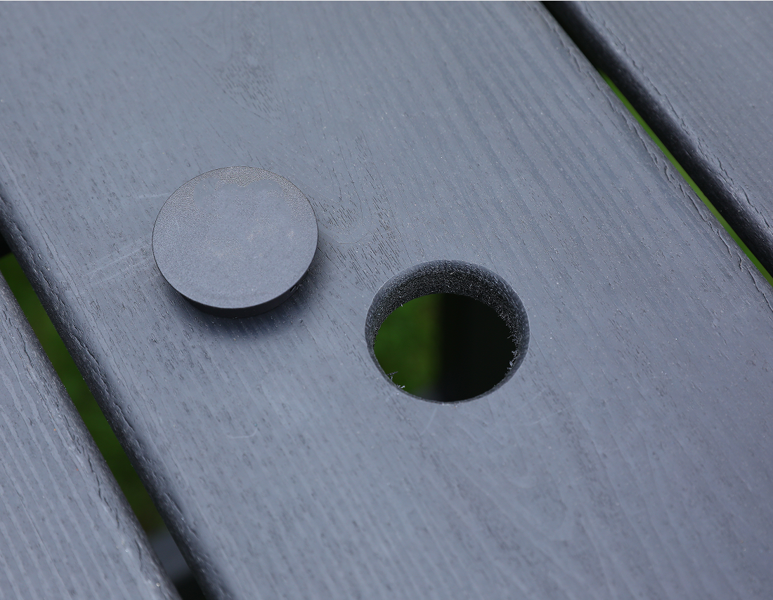 HDPE 长方桌 灰色