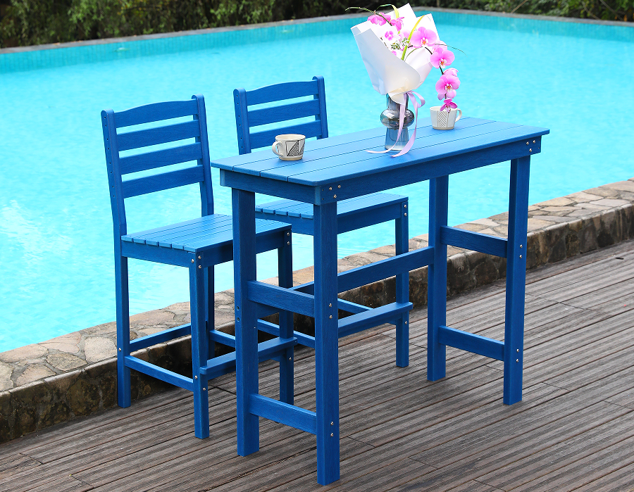 HDPE 户外餐厅桌椅套装 椅子