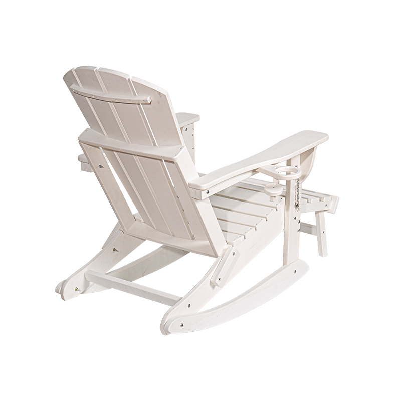 白色腿托三合一多功能摇椅