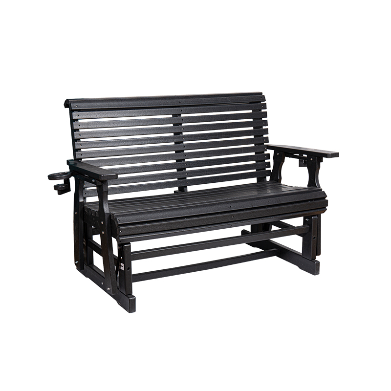 耐候 HDPE 户外露台滑翔椅